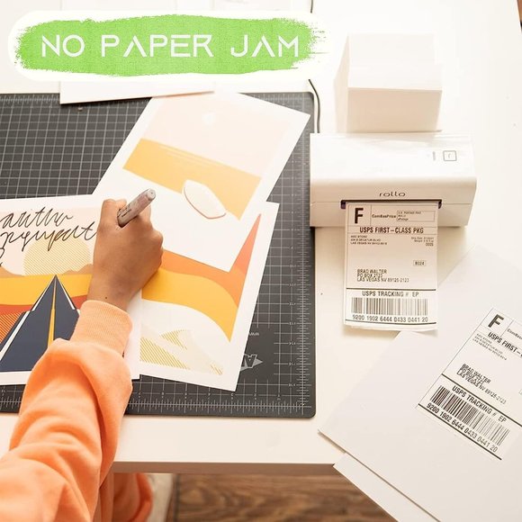 4x6 Fanfold Direct Thermal Shipping Labels Perforated 500 Labels - Picture 5 of 6